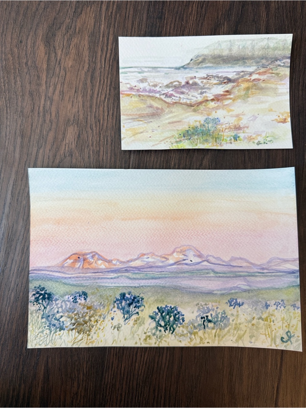Original Art - One-of-a-kind, Coastal Watercolor